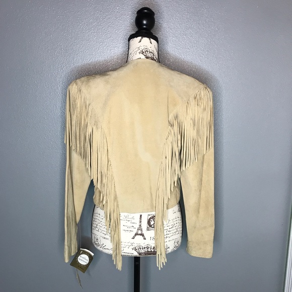 Scully Vintage Leather Western Fringed Jacket S-10 - Picture 3 of 8